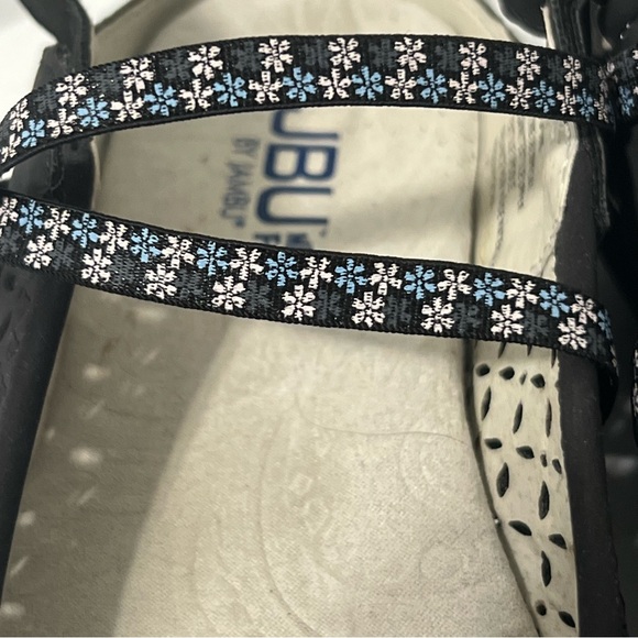 JBU By Jambu Black Floral Outerwear Hiking Gorpcore Hiking Maryjane Shoes 6.5 - Picture 7 of 16